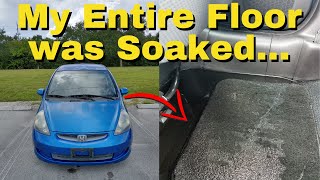 Honda Fit/Honda Jazz Water Leak Repair