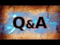 Q&amp;A (CLOSED) and answered