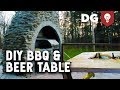 Custom DIY Beer Cooler Picnic Tables & BBQ Fireplace Custom DIY Beer Cooler Picnic Tables & BBQ Fireplace