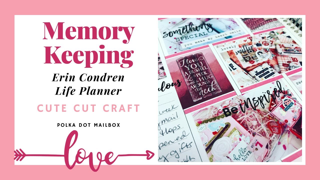 How to create a quick and easy Scrapbook in your Erin Condren Life ...