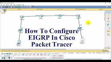 Two Different EIGRP Autonomous System In One Network Topology  Cisco Packet Tracer