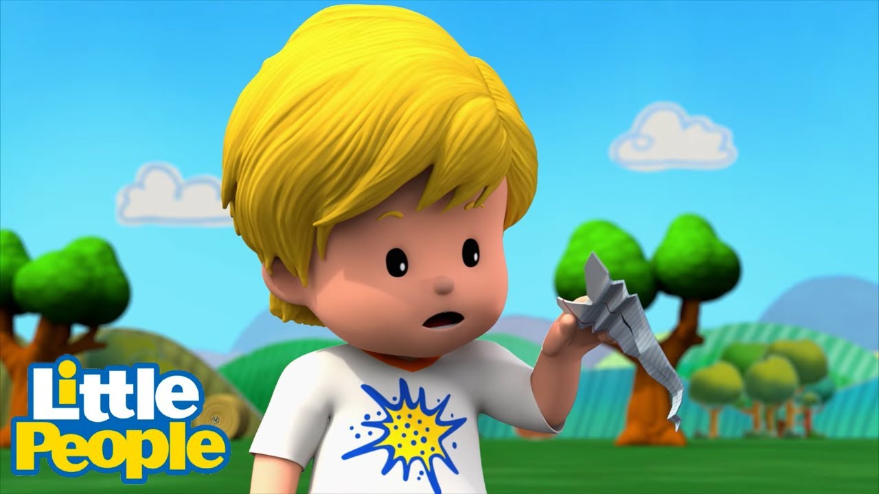 Paper Plane Challenge Little People Mini Adventures Kids Cartoons Paper plane challenge little people mini adventures kids cartoons