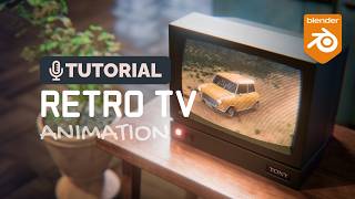 Blender Retro Animated TV Tutorial