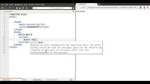 How to Include a JavaScript Code in your HTML File