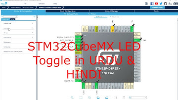 Learn  Coding in Urdu Hindi || STM32 ||  LED Blink step by step for beginners stm32 cubemx