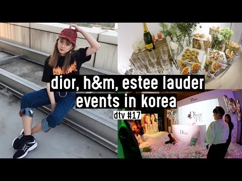 We saw Hyuna! Dior, Estee Lauder, H&M Conscious Events | DTV #17