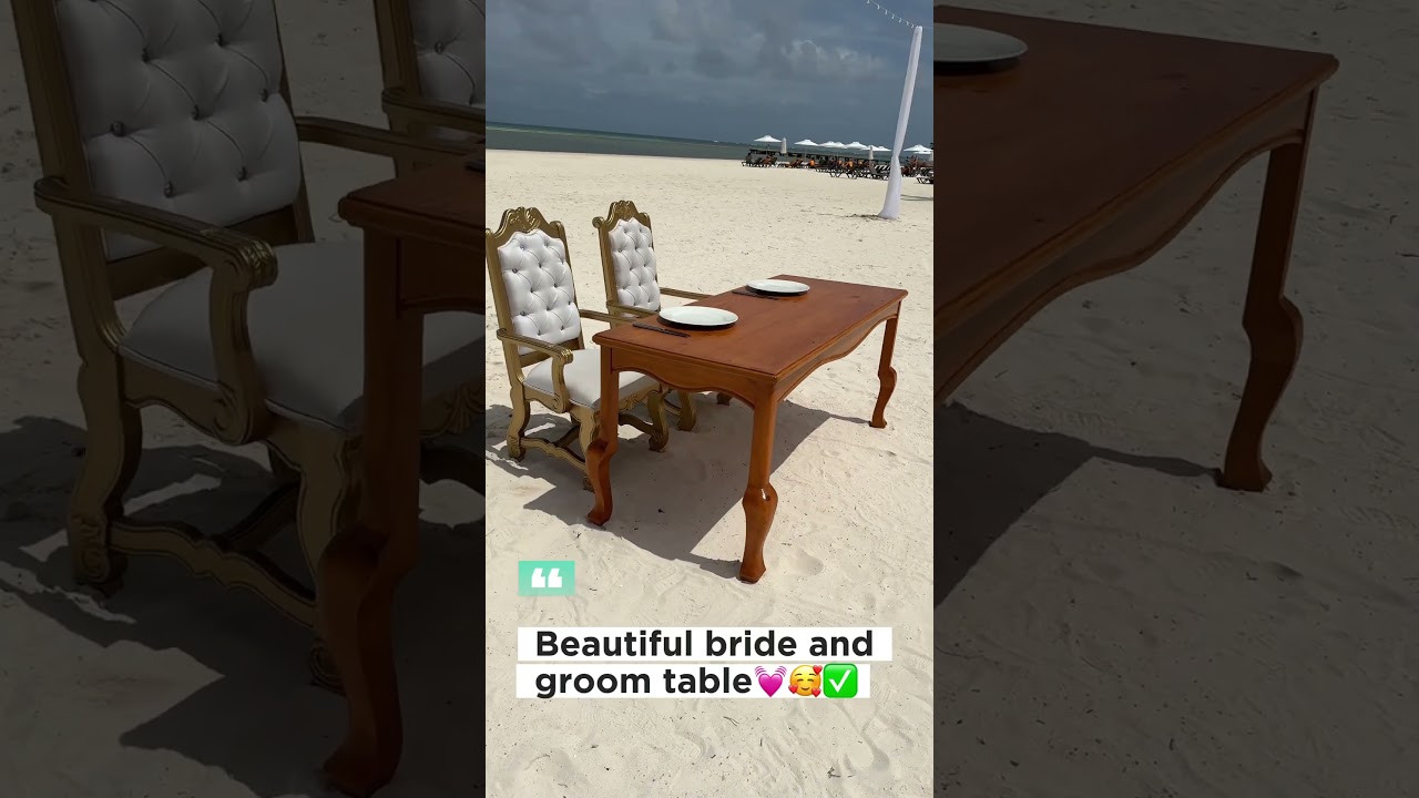 BEAUTIFUL BRIDE AND GROOM TABLE 💓☺️✅💖✅✅✅ 