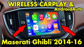 How to install Wireless CarPlay and AndroidAuto in Maserati Ghibli 2014-2016 screenshot 5