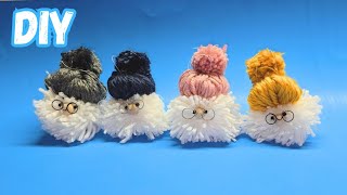 DIY Christmas Gnomes Made from Yarn | Easy 10-Minute Holiday Craft