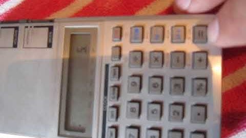 Sharp EL 640 Voice Synthesized Calculator