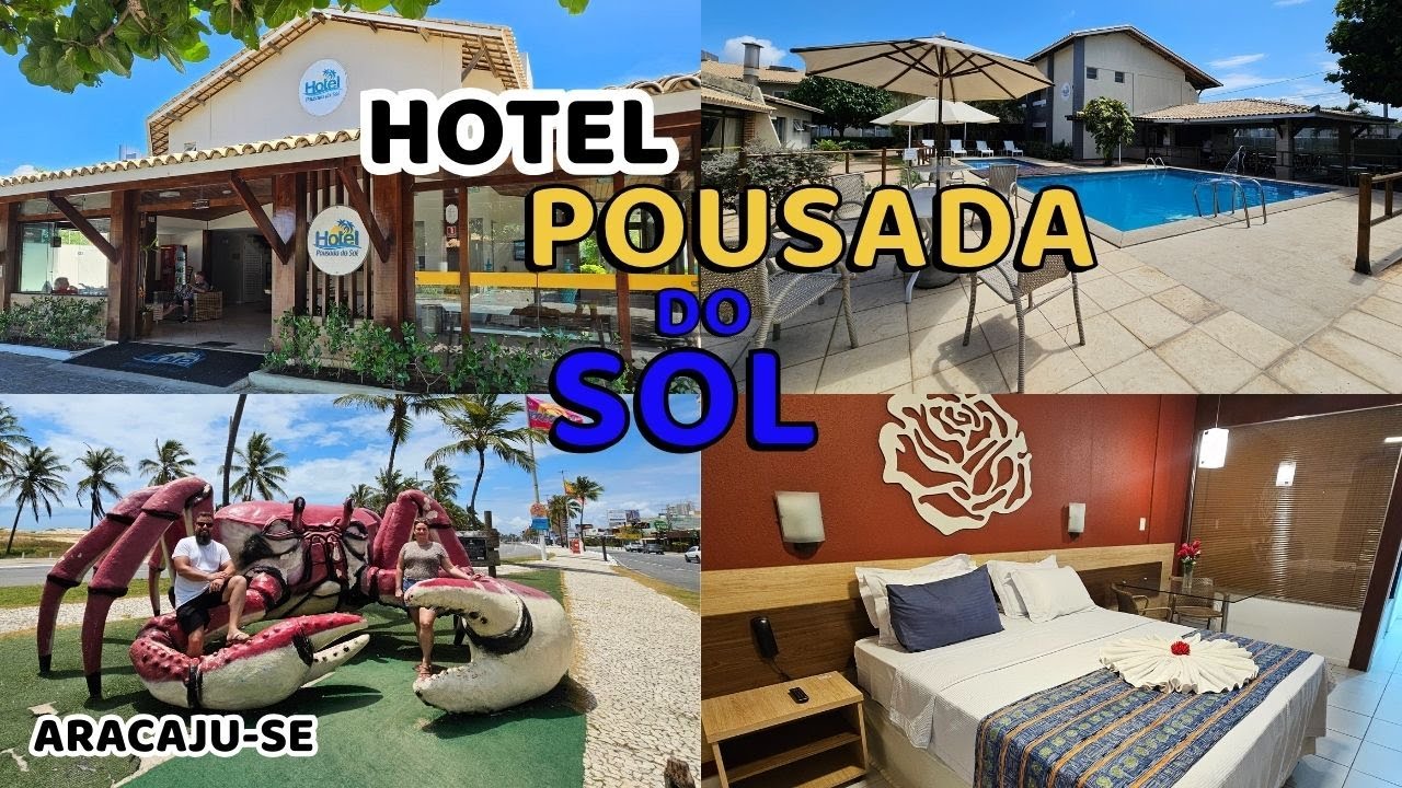 Tour pelo HOTEL POUSADA DO SOL em ARACAJU-SE | Estrutura, Quartos e Café da Manhã!