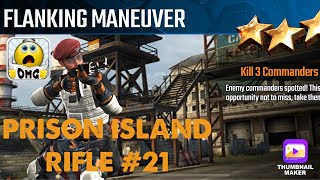 Flanking Maneuver, Sniper Strike Special OPs mission #21- PRISON ISLAND (rifle/zone 16)