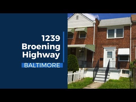 1239 Broening Hwy, Baltimore, MD home video tour