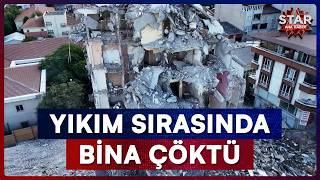 İstanbulda Korku Dolu Anlar: Yıkım Aşamasındaki Bina Saniyeler İçinde Çöktü Star Ana Haber