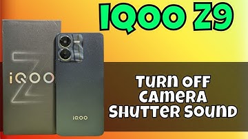 Turn Off Camera Shutter Sound IQOO Z9 || How to disable camera shutter sound
