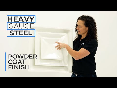 3 Cone Drop Ceiling Supply Diffuser Installation