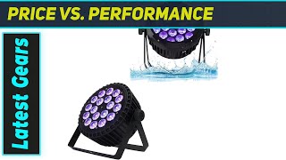 Stage Par Lights 18x18W RGBWA UV: Incredible DJ Lighting!
