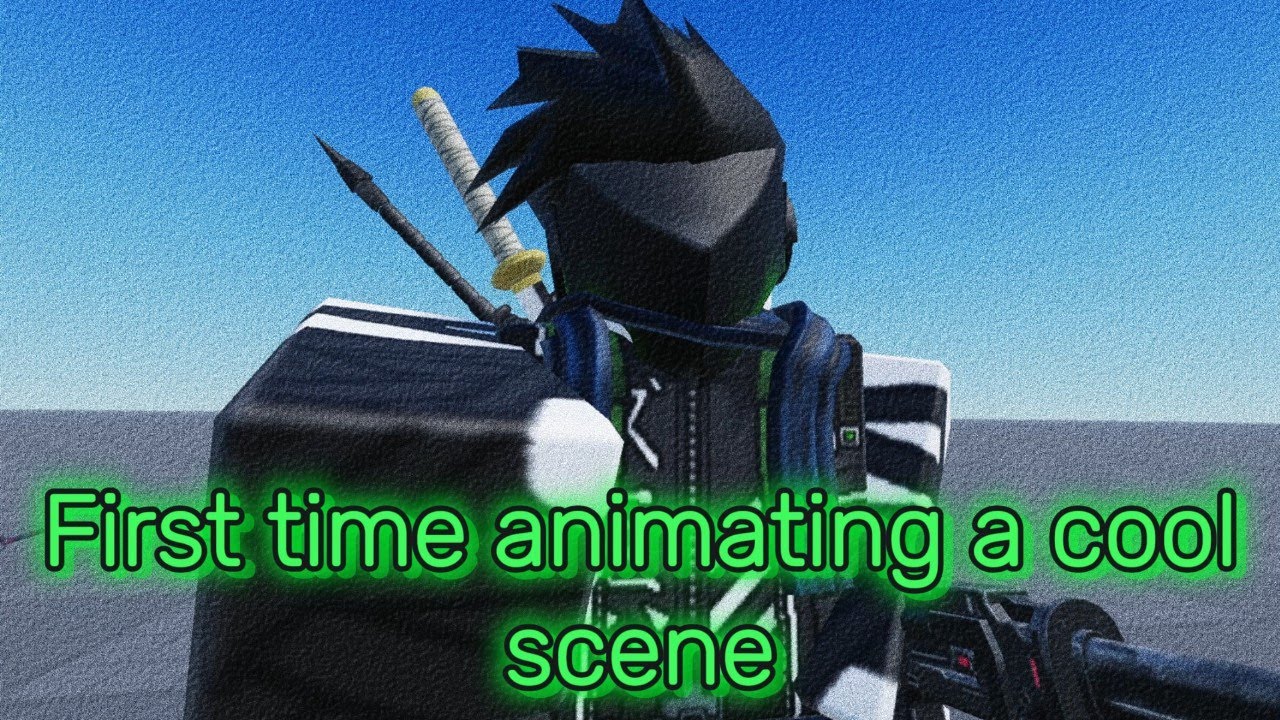 first time animating a cool scene - YouTube