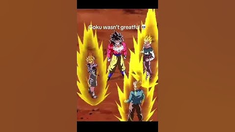 Goku wasn