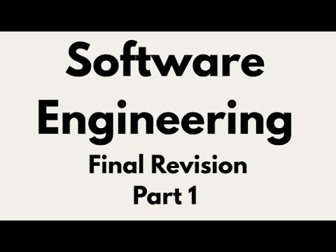 Software Engineering Final Revision part 1 (Lec 1 , 2 , 3) - YouTube