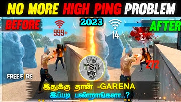 5 TRICKS TO SOLVE PING PROBLEM IN FREE FIRE 😎 INI 999+ PING PROBLEM KU BYE BYE | GARENA FREE FIRE