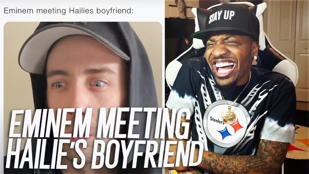 EMINEM MEETING HAILIE'S BOYFRIEND (REACTION!!!)