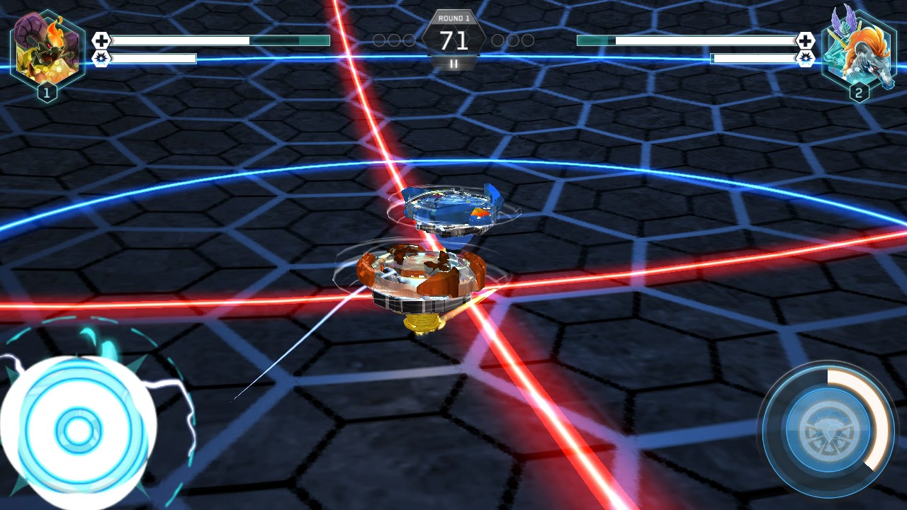 Beyblade Burst APP - Roktavor R2 .G.R VS Valtryek V2 .B.V BATTLE ...