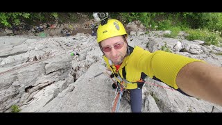 Arrampicata autosicura - Lead Rope Solo - "Il canalino" IV