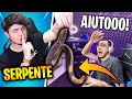 LANCIO un SERPENTE a JAREN MENTRE REGISTRA un VIDEO di FORTNITE! FINITO MALE sul SERIO!