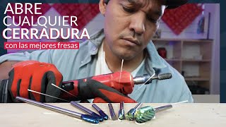 ❌Abre cualquier CERRADURA con las mejores fresas | Herramientas |