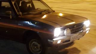 Winter drift in Norway 1978 Toyota Corolla KE30