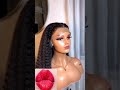 T’frontal human hair blend kinky 24’inches