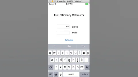 Fuel Efficiency Calculator