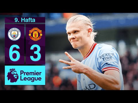 Manchester City 6-3 Manchester United | Maç Özeti | Premier League - 2022/23