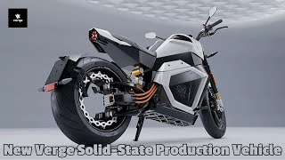 Verge Fixed The Two Biggest Electric Motorcycle Problems At Once | Solid-State Production Vehicle Net Worth