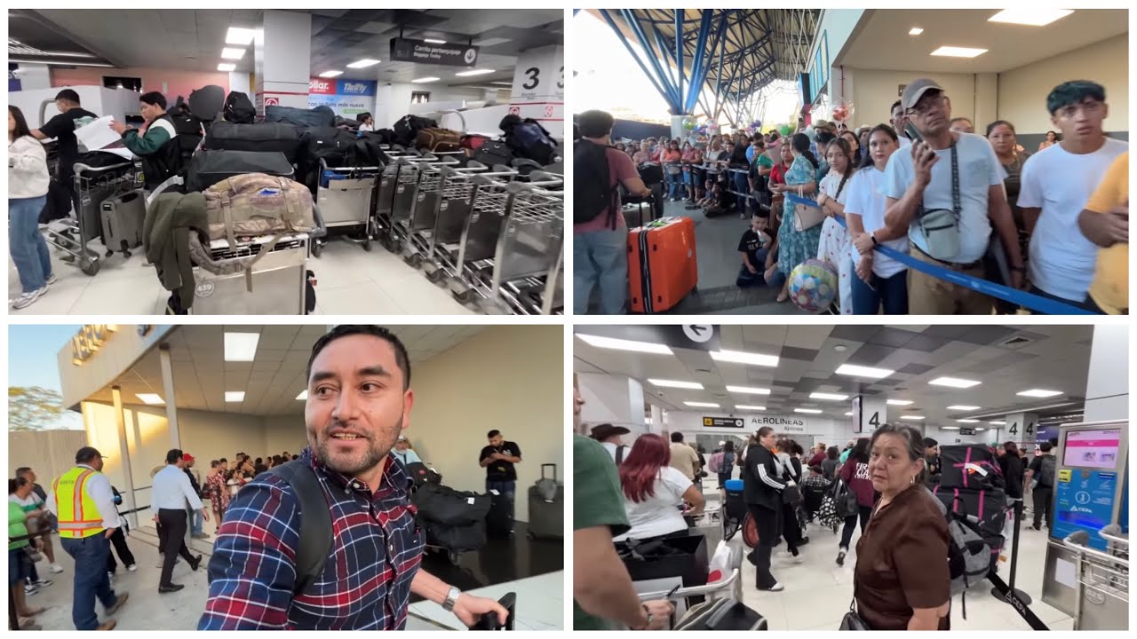 Asi esta el Aeropuerto de El Salvador en Navidad