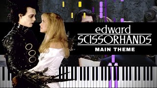 Edward Scissorhands (Main Theme) - Piano Tutorial