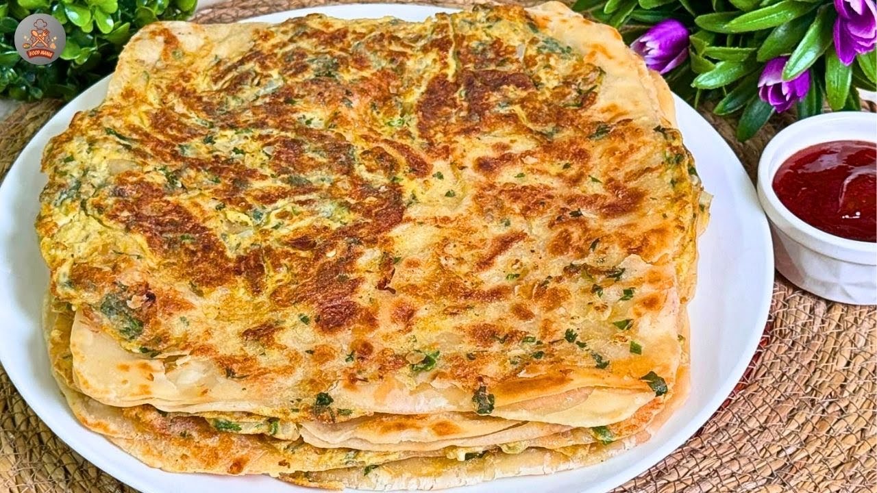 Egg paratha roll