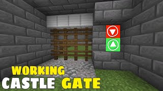 Easy Castle Gate Design in MINECRAFT: Step-by-Step!