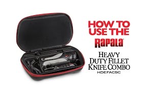 rapala fillet knife combo