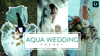 Aqua Wedding Preset for Adobe Lightroom Mobile IOS Android Free DNG screenshot 1
