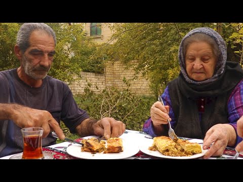 Nənəmin bağında BÖREK bişirdik-Türk mətbəxi