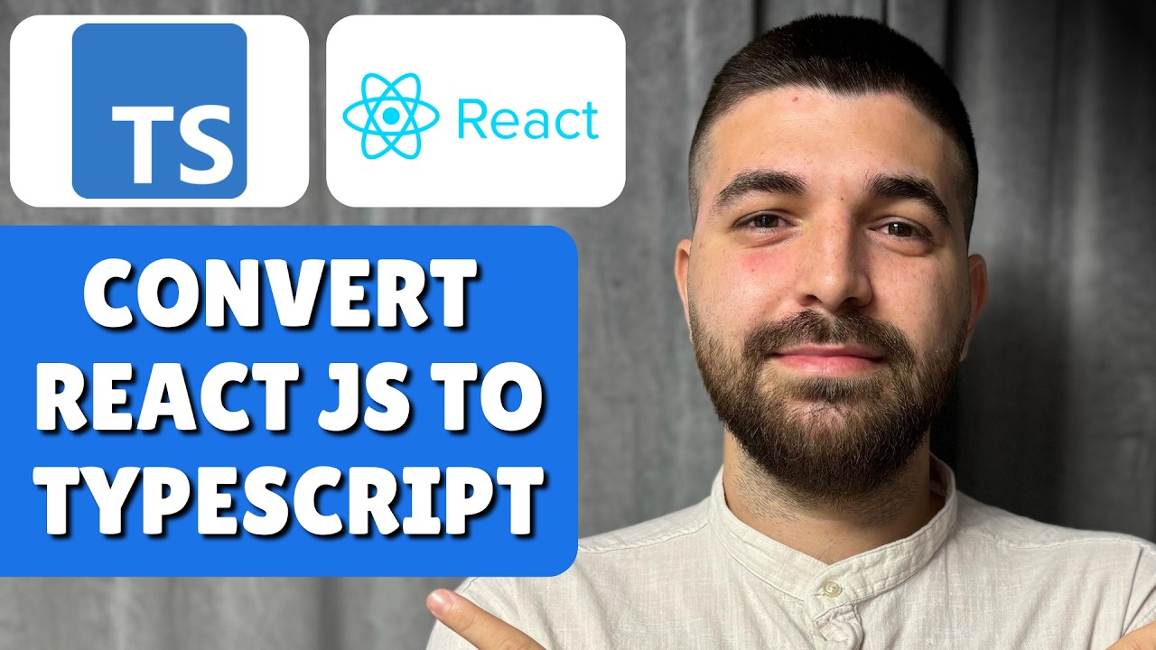 How To Convert React JS To Typescript - YouTube