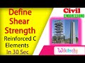 Define shear strength Reinforced Concrete Interview Questions Civil Interview Questions