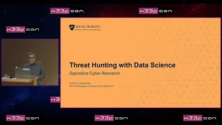 3. Anthony Talamantes: Threat Hunting with Data Science
