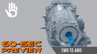 4L60E Output Shaft Swap 2WD to 4WD Conversion (60- Sec Preview)