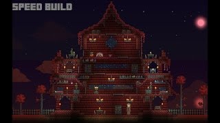 Terraria Crimson Tower Floating Island (Speed Build) Terraria Crimson Tower Floating Island (Speed Build)