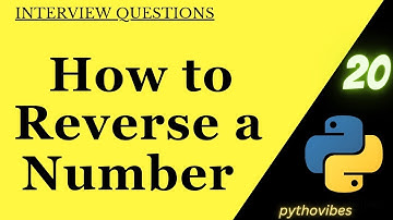 Reverse A Number #python #coding @pythonvibes_  #interview #question #leetcode #forloop #whileloop