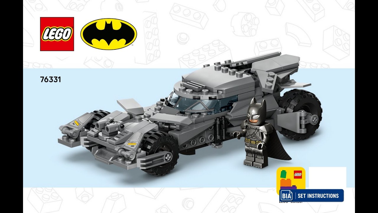 LEGO 76331 Batman v Superman Batmobile – Building Instructions