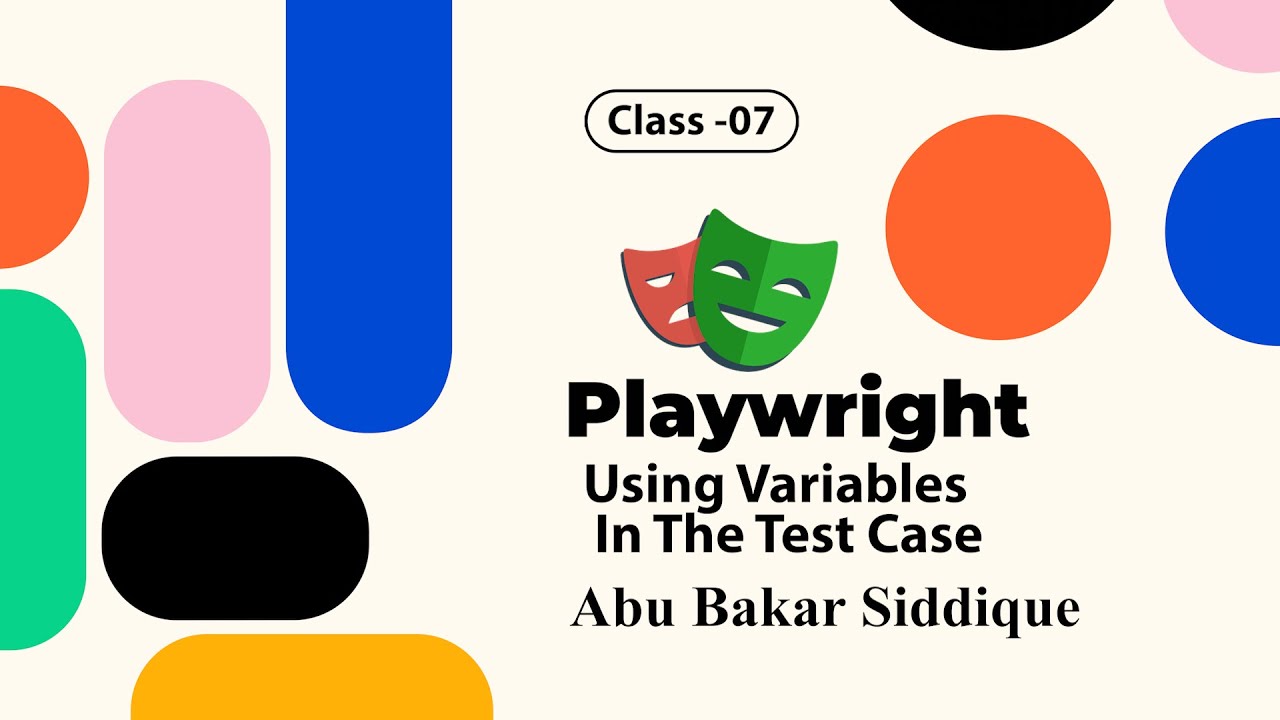 Using Variables In The Test Case-Playwright -Java Scrip- Bangla ...
